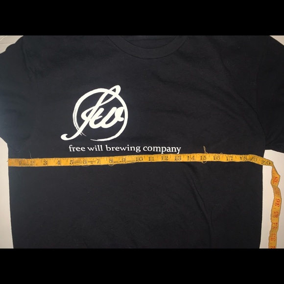 Free wheel brewing company double sided graphic T-shirt. Size M Next Level - Picture 3 of 6